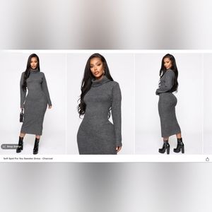 SOFT SPOT FOR YOU FASHION NOVA SWEATER DRESS